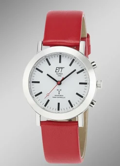 Funkgesteuerte Damenuhr mit Solar-Antrieb