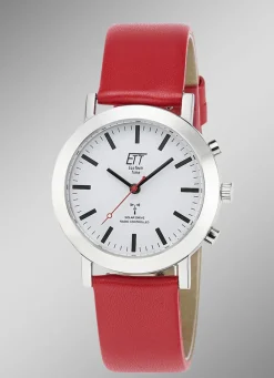 Funkgesteuerte Damenuhr mit Solar-Antrieb