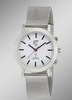 Funkgesteuerte Partneruhr mit Solar-Antrieb