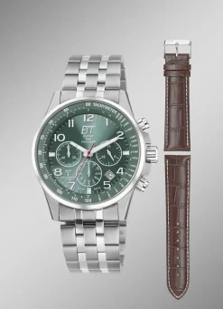 Funk-Solar-Chronograph mit Wechselband