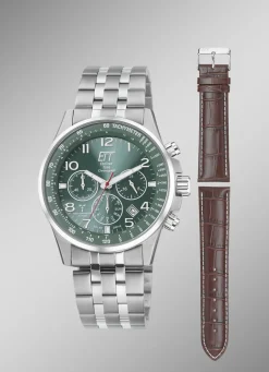 Funk-Solar-Chronograph mit Wechselband