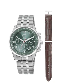 Funk-Solar-Chronograph mit Wechselband