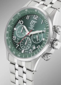 Funk-Solar-Chronograph mit Wechselband