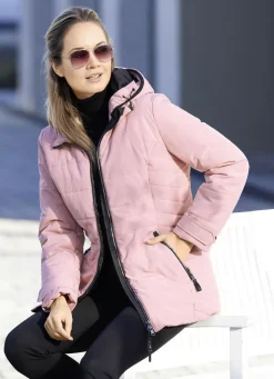 Funktionsjacke mit abnehmbarer Kapuze