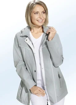 Funktionsjacke mit abnehmbarer Kapuze