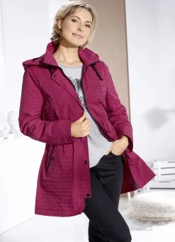 Funktionsjacke mit dezentem Streifendessin