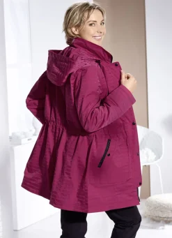 Funktionsjacke mit dezentem Streifendessin