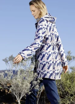 Funktionsjacke mit grafischem Druckdessin