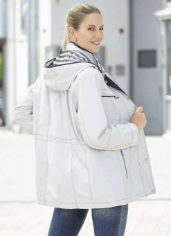 Funktionsjacke mit kontrastfarbenen Akzenten