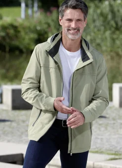 Funktionskurzjacke mit abtrennbarer Kapuze