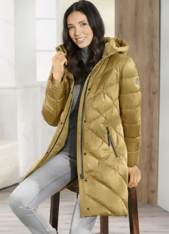 Funktions-Kurzmantel mit abnehmbarer Kapuze