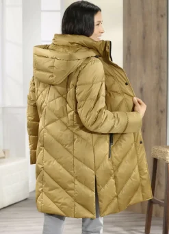 Funktions-Kurzmantel mit abnehmbarer Kapuze