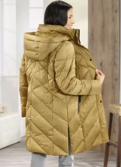 Funktions-Kurzmantel mit abnehmbarer Kapuze