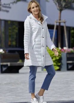 Funktions-Kurzmantel mit abnehmbarer Kapuze