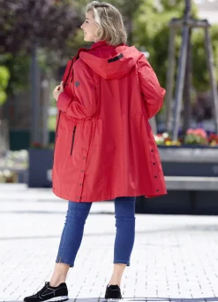 Funktions-Kurzmantel mit abnehmbarer Kapuze