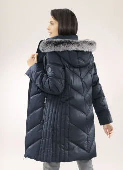 Funktions-Kurzmantel mit fester Kapuze