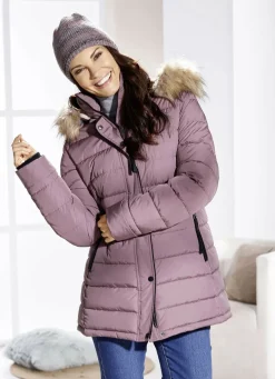 Funktions-Longjacke mit abnehmbarer Kapuze