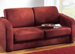 Funktionssofa mit pflegeleichtem Microfaser-Bezugsstoff