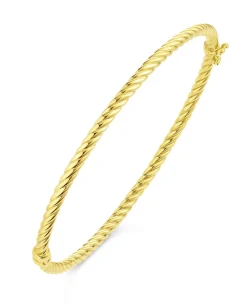 Gedrehter Armreif mit Steckschloss