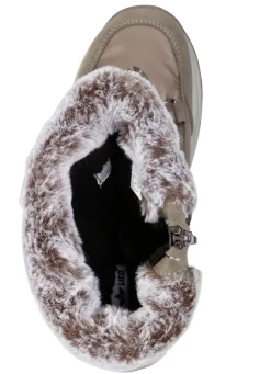 Gefütterte Damen-Stiefel, Winterschuhe, mit Reißverschluss