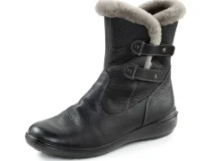 Gefütterte Damen-Stiefeletten, Winterschuhe, mit Lammfell