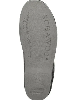 Gefütterte Herren-Hausschuhe, mit Schurwolle