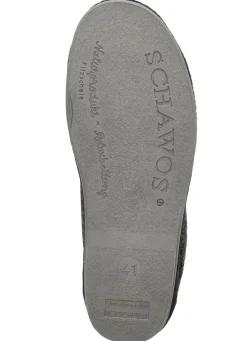 Gefütterte Herren-Hausschuhe, mit Schurwolle