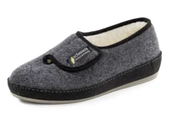 Gefütterte Herren-Hausschuhe, mit Schurwolle