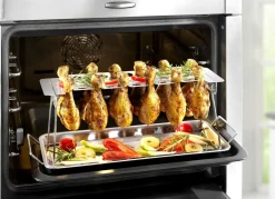 Gefu Hähnchenkeulen-Halter aus hochwertigem Edelstahl