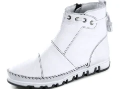 Gemini Mokassin-Stiefelette aus Rind-Nappaleder mit Knitter-Struktur