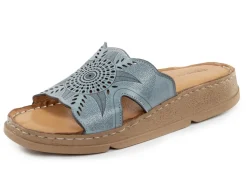 Gemini Pantolette aus Nappaleder mit Perforation