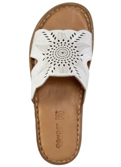 Gemini Pantolette aus Nappaleder mit Perforation