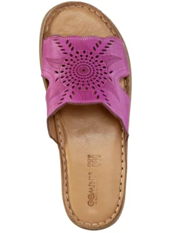 Gemini Pantolette aus Nappaleder mit Perforation