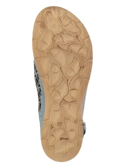 Gemini Sandale aus perforiertem, geprägtem Nappaleder