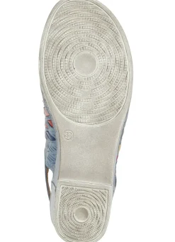 Gemini Sandalette mit raffinierten, bunten Flechtdurchzügen