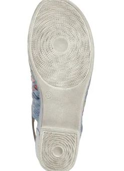 Gemini Sandalette mit raffinierten, bunten Flechtdurchzügen