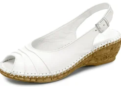 Gemini, schicke Damen-Sandaletten, Weite G, mit Gummizug