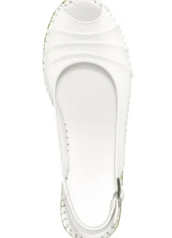 Gemini, schicke Damen-Sandaletten, Weite G, mit Gummizug