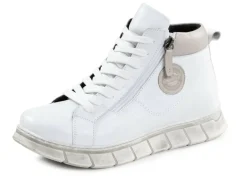 Gemini Schnür-Bootie aus weichem Rind-Nappaleder