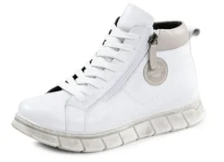 Gemini Schnür-Bootie aus weichem Rind-Nappaleder