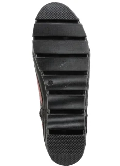 Gemini Schnür-Bootie mit Knitter-Struktur