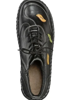 Gemini Schnür-Bootie mit pfiffigen, bunten Lederapplikationen