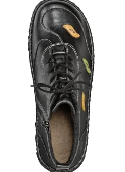 Gemini Schnür-Bootie mit pfiffigen, bunten Lederapplikationen