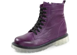 Gemini Schnür-Stiefelette aus weichem Rind-Nappaleder