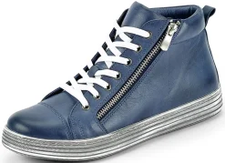 Gemini Schnür-Stiefelette mit praktischem Seitenreißverschluss