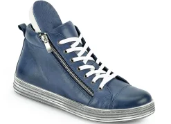 Gemini Schnür-Stiefelette mit praktischem Seitenreißverschluss