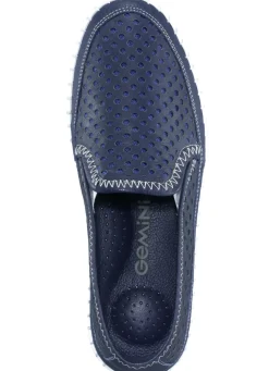 Gemini Slipper mit sommerlich perforiertem Rind-Nappaleder