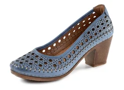 Gemini, sommerliche Damen-Pumps, Weite G, aus Leder