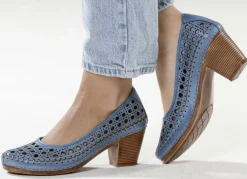 Gemini, sommerliche Damen-Pumps, Weite G, aus Leder