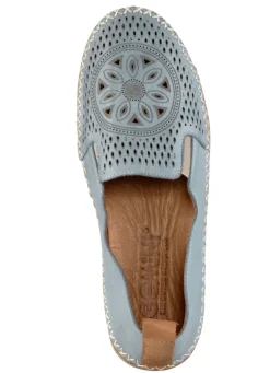 Gemini, sommerliche Damen-Slipper, Weite G, mit herausnehmbarem Fußbett